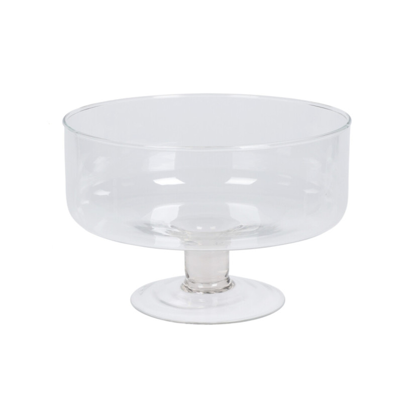 Bol decorativ YE1000790, sticla, transparent, 19 x 14 cm