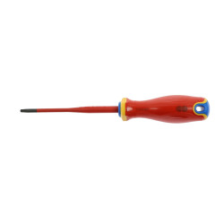 Surubelnita pentru electricieni, Holzer 583D3, VDE, profil drept, T15 x 100 mm