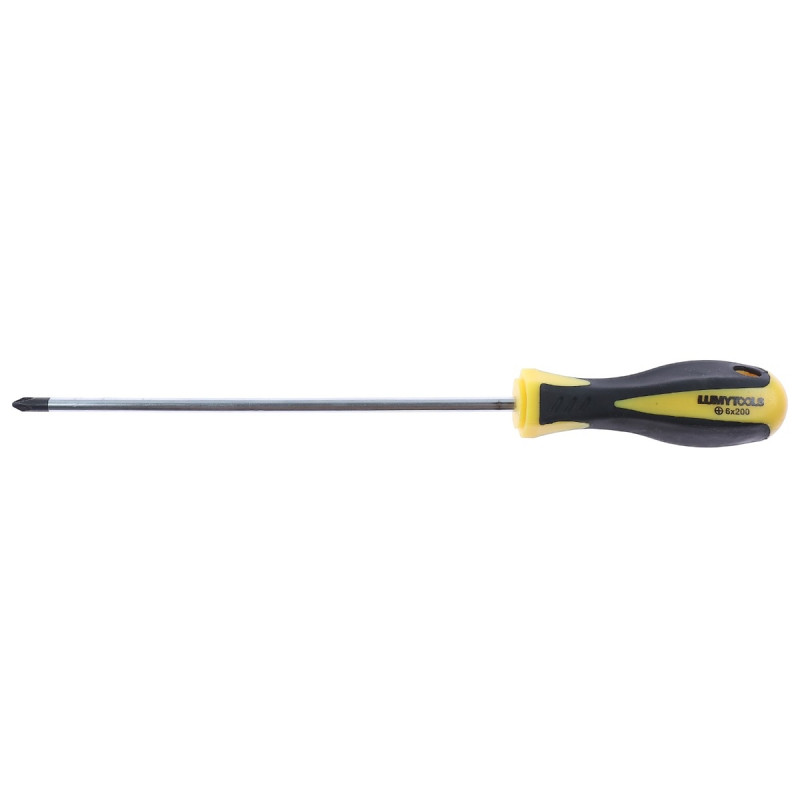 Surubelnita profil Phillips, Lumytools LT61517, cu varf magnetic, PH 2, 200 mm