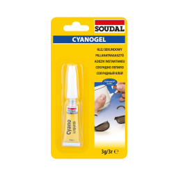 Adeziv instantaneu pentru suprafete multiple, Soudal Cyanogel, 3 g
