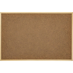 Tabla din pluta Noki, DY500004, cu rama, maro, 90 x 120 cm