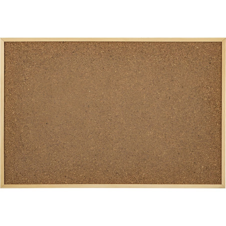 Tabla din pluta Noki, DY500004, cu rama, maro, 90 x 120 cm