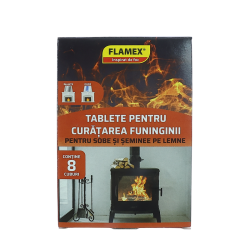 Tablete curatare funingine Flamex, 8 cuburi