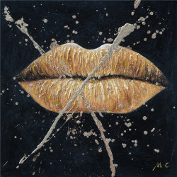 Tablou canvas DED-219006, panza + sasiu lemn, abstract, 80 x 80 cm