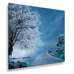 Tablou canvas My Space, SimplyArt, standard, panza + sasiu MDF, 70 x 70 cm