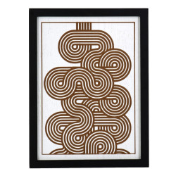 Tablou cu rama GHD200437, standard, panou + rama MDF, 30 x 40 cm