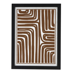 Tablou cu rama GHD200466, standard, panou + rama MDF, 30 x 40 cm