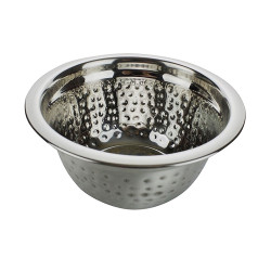 Bol pentru salata, Kasemi 1102934, inox, cu model, 20 x 20 x 9.5 cm