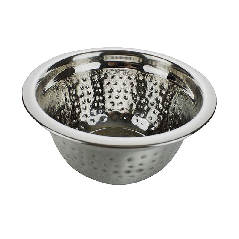 Bol pentru salata, Kasemi 1102934, inox, cu model, 20 x 20 x 9.5 cm