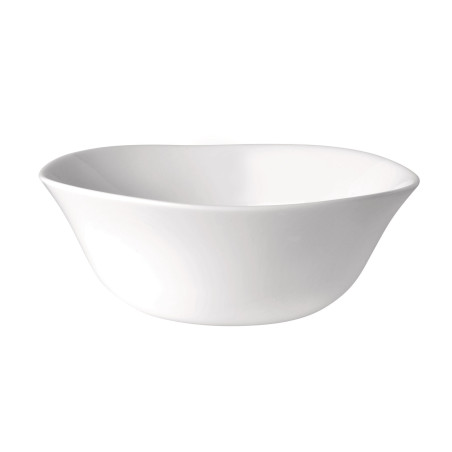 Bol pentru salata, Parma, opal, alb, 14 x 5.6 cm