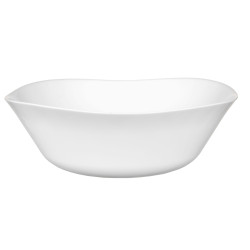 Bol pentru salata, Parma, opal, alb, 24 x 8.2 cm