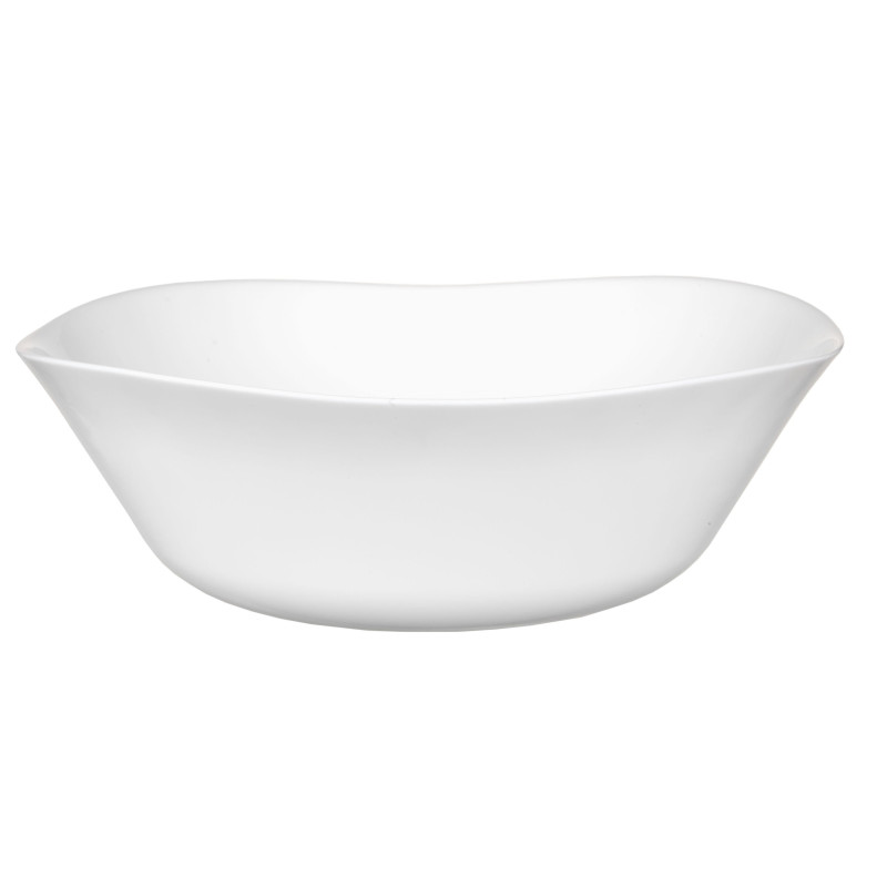 Bol pentru salata, Parma, opal, alb, 24 x 8.2 cm