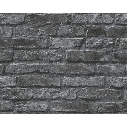 Tapet hartie, model caramida, AS Creation Black & White 954701, 10 x 0.53 m