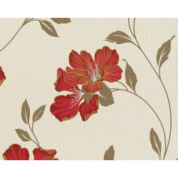 Tapet hartie, model floral, AS Creation Atlanta 944293, 10 x 0.53 m
