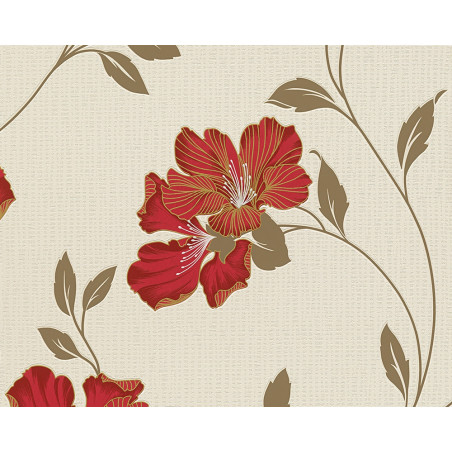 Tapet hartie, model floral, AS Creation Atlanta 944293, 10 x 0.53 m