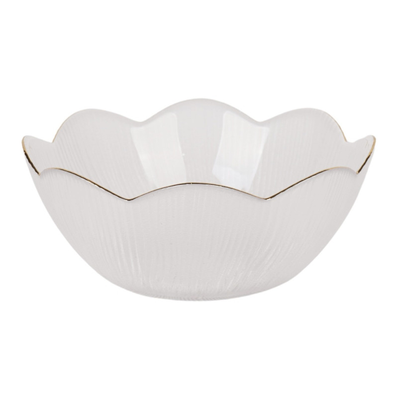 Bol pentru servirea mesei 2BLW950-CGR, sticla, transparent, 20 cm