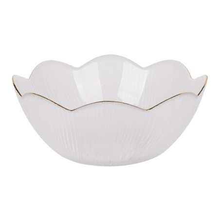 Bol pentru servirea mesei 2BLW950-CGR, sticla, transparent, 20 cm