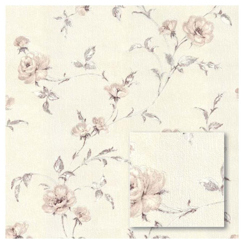 Tapet netesut, model floral, Summer Garden 429006, 10.05 x 0.53 m