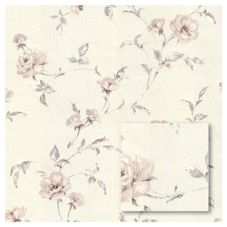 Tapet netesut, model floral, Summer Garden 429006, 10.05 x 0.53 m