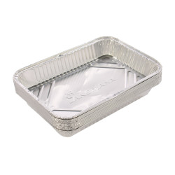 Tava aluminiu pentru gratar, Landmann, 31.5 x 21.5, set 10 buc