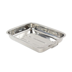 Tava cuptor TL173, inox, dreptunghiulara, gri, 35 x 28 cm