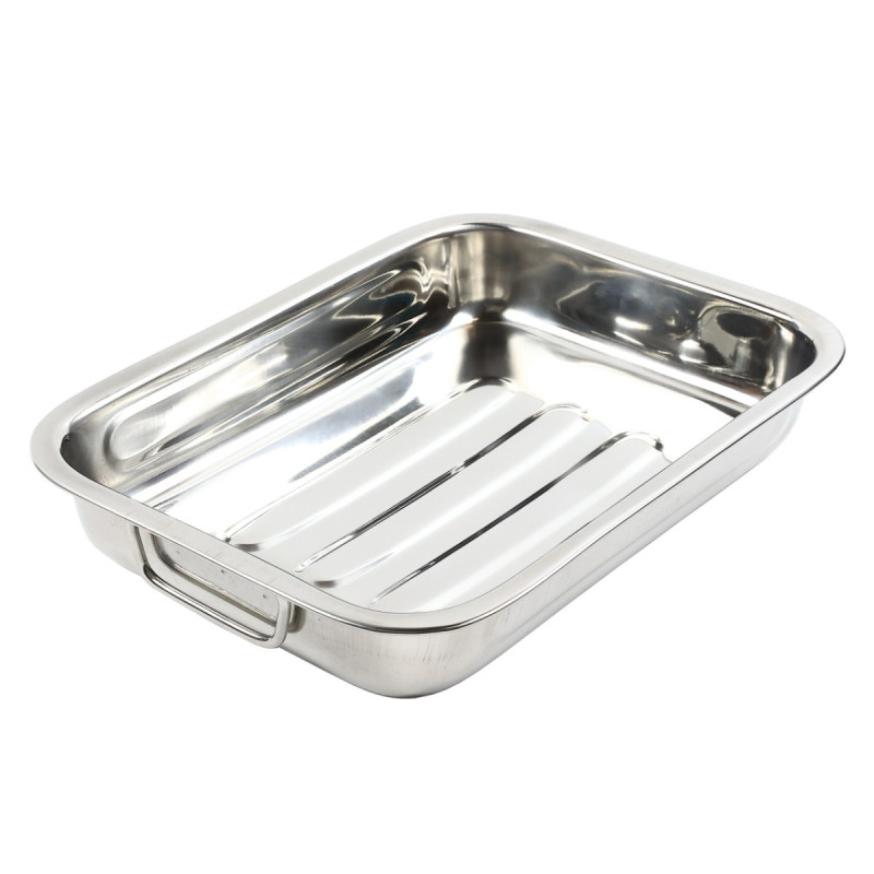 Tava cuptor, VK-2413-32, inox, dreptunghiulara, 31 x 23 x 6 cm