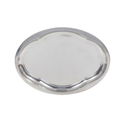 Tava ovala pentru servire, din inox, 251, gri, 35 x 26.4 x 2 cm
