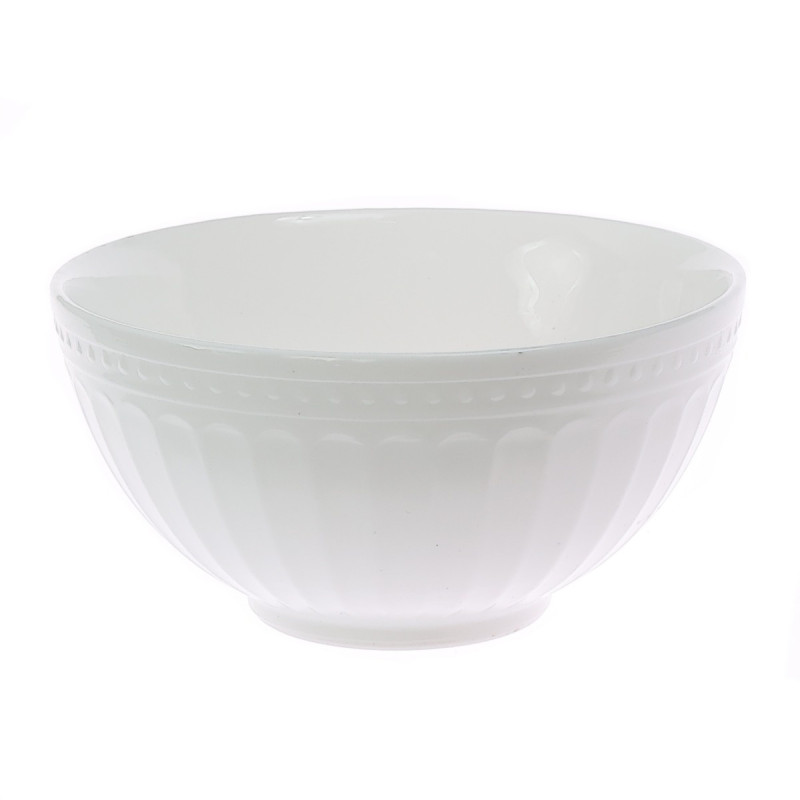 Bol pentru servirea mesei RMW50X, sticla termica, alb, 12.7 cm