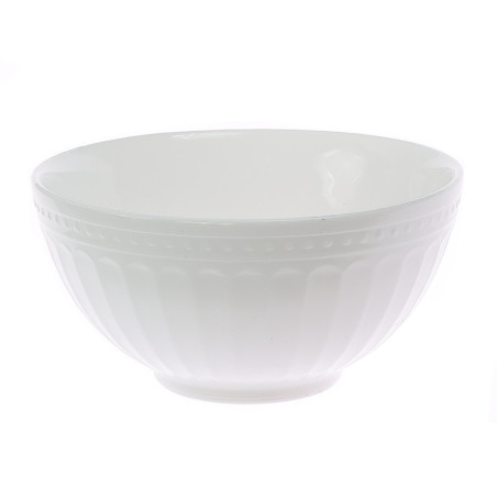 Bol pentru servirea mesei RMW50X, sticla termica, alb, 12.7 cm