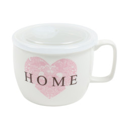 Bol pentru supa EP3698, portelan, alb, 950 ml, 12.5 cm