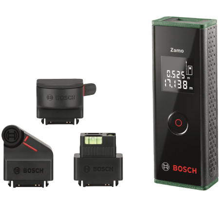 Telemetru digital cu laser, raza de lucru 20 m, precizie +/- 2 mm, Bosch Zamo 3 Premium