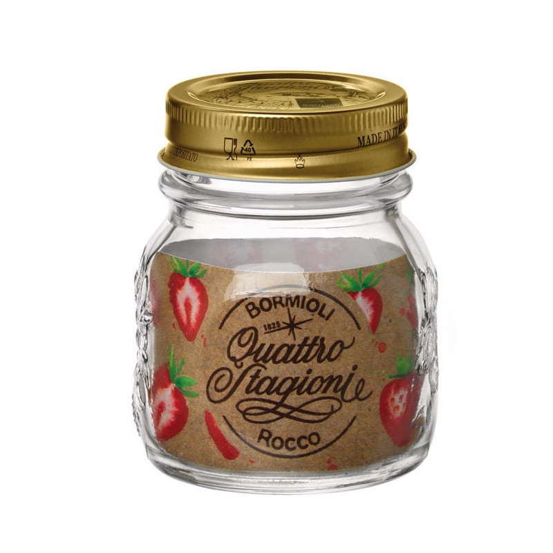 Borcan cu capac Bormioli Quattro Stagioni, sticla transparenta, 0.15 l