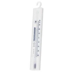 Termometru pentru aparate frigorifice, Fackelmann 16381, plastic, alb, 22.6 x 7.9 x 1 cm