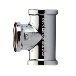 Teu cromat, 1/2", 45312