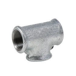 Teu fonta zincata, 1/2", 130