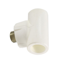 Teu PPR, FE, D 20 mm x 1/2", alb
