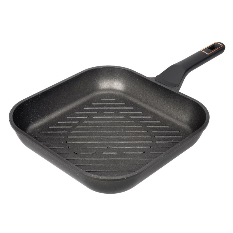 Tigaie grill Neoklein PH-GP28, aluminiu, negru, 28 cm