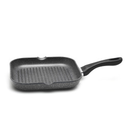 Tigaie grill Nordic Granit line, aluminiu + granit, 27 x 27 cm