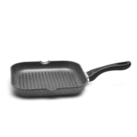 Tigaie grill Nordic Granit line, aluminiu + granit, 27 x 27 cm