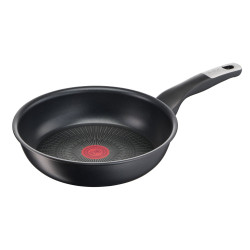 Tigaie inductie Tefal Unlimited, aluminiu, neagra, 26 cm