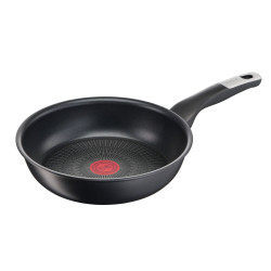 Tigaie inductie Tefal Unlimited, aluminiu, neagra, 28 cm
