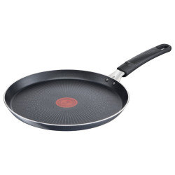 Tigaie pentru clatite Tefal XL Force C3851053, aluminiu, invelis antiaderent, negru, 25 cm