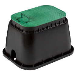 Boxa standard dreptunghiulara pentru electrovalve, Rain PZRM 113, maner pentru deschidere, surub antivandalism