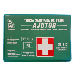 Trusa sanitara de prim ajutor auto, Kraftmann VID2142