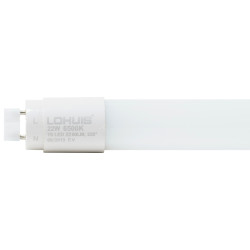 Tub LED Lohuis 22W, lumina rece, 2860 lm, G13, T8, 150 cm, dispersor din sticla