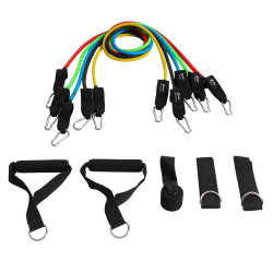 Tuburi elastice pentru antrenament, Qizo, set 5 bucati