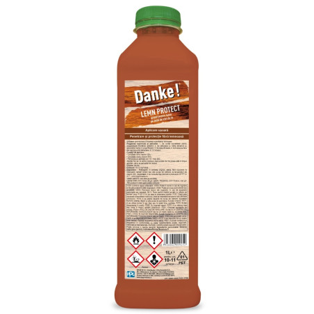 Ulei de in pentru lemn, Danke Lemn Protect, incolor, 1 L