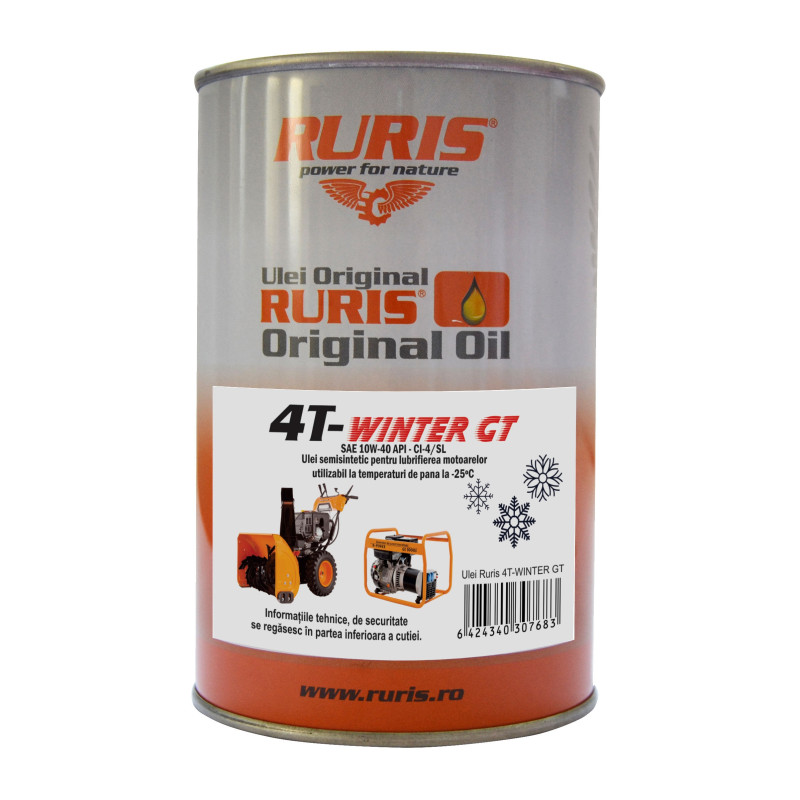 Ulei motor 4T Ruris winter GT, 10W-40, 0.6 L