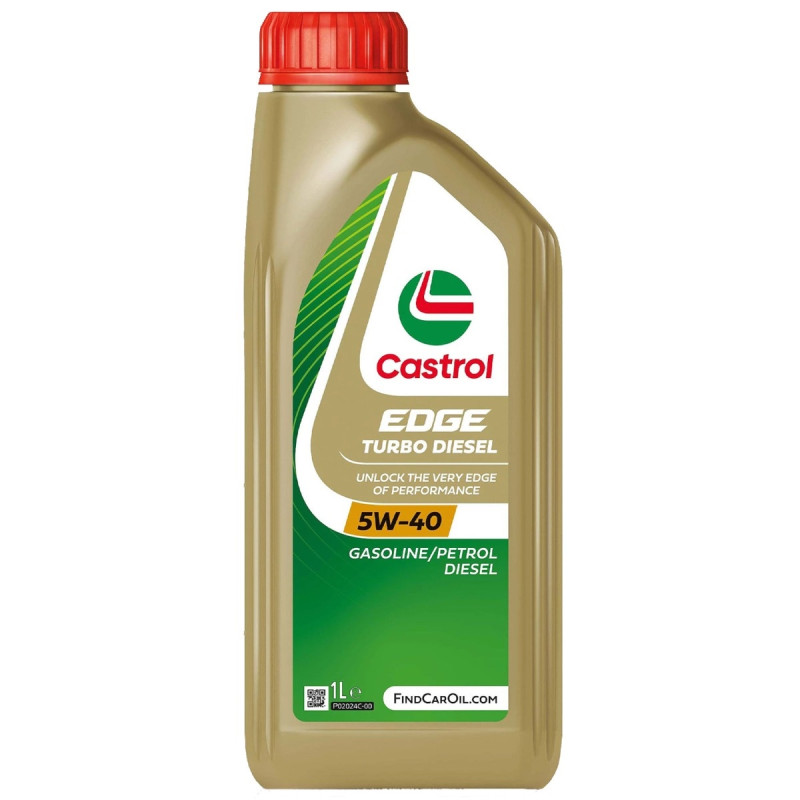Ulei motor auto Castrol Edge turbo diesel, 5W-40, 1 L, sintetic