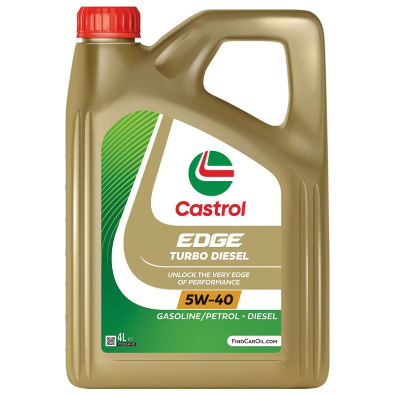 Ulei motor auto Castrol Edge turbo diesel, 5W-40, 4 L, sintetic